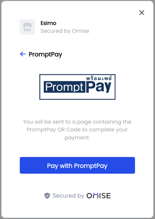 Alternative payment methods form