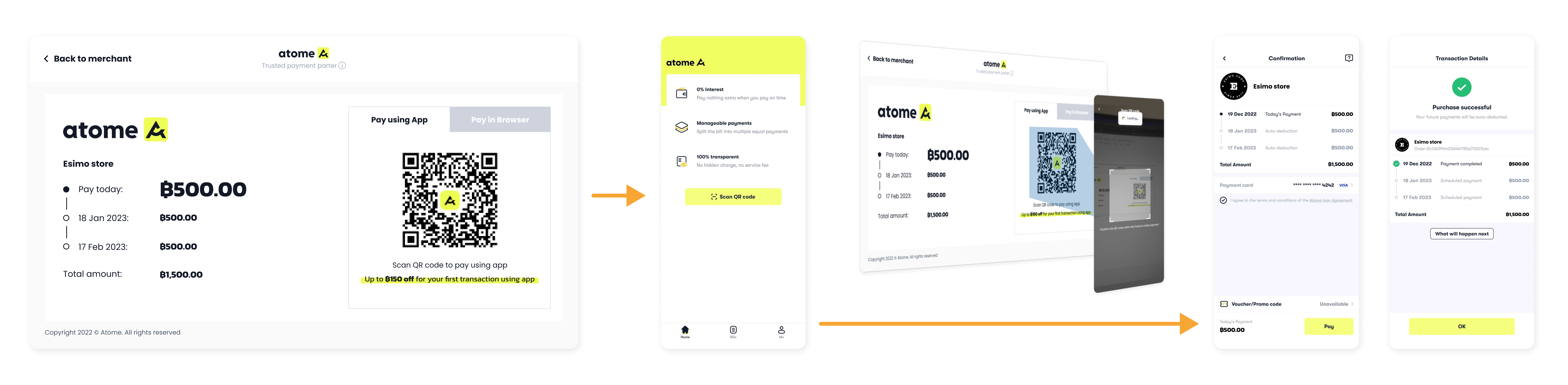 Desktop Payment Flow